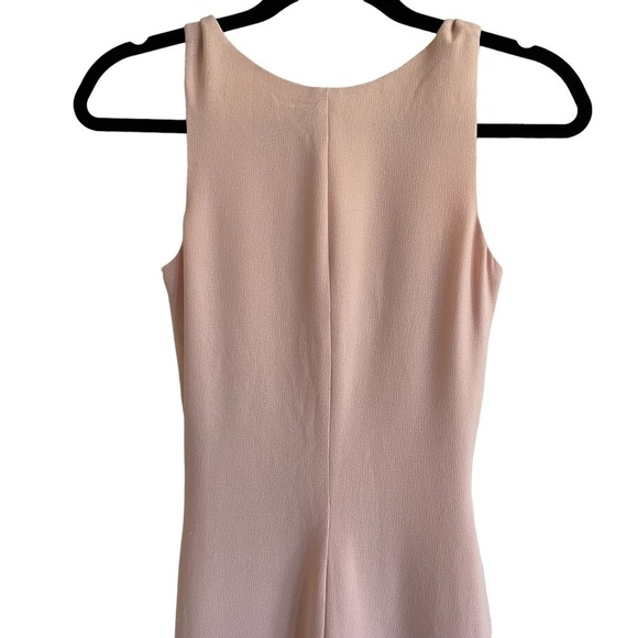 NWT Dress the Population Ivy Exposed Zipper Plunging Midi Dress, Blush, Size S - Picture 7 of 7